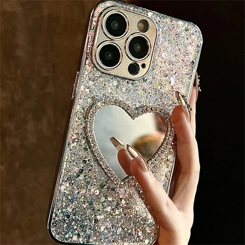 Coque pour iPhone avec petit miroir
