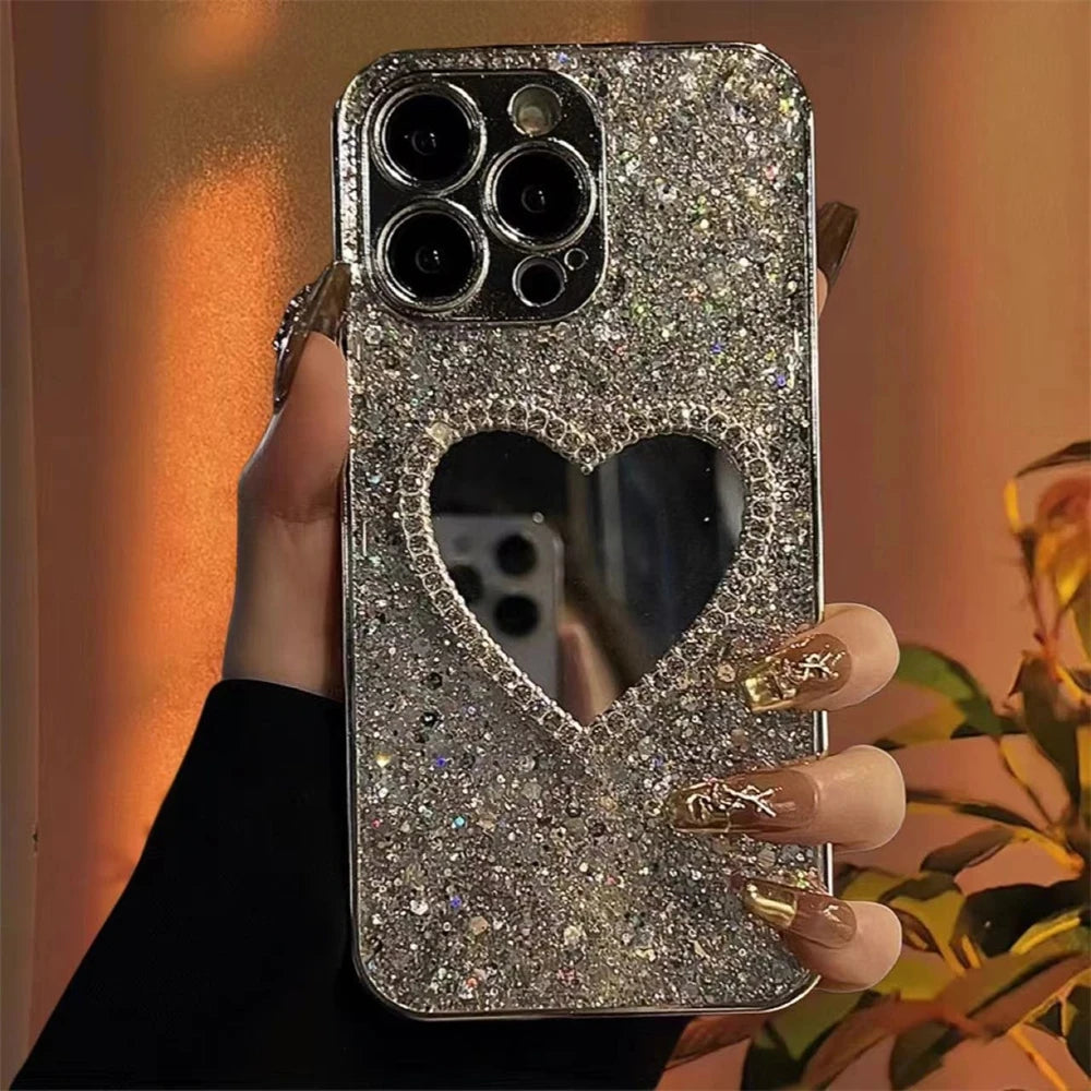 Coque pour iPhone avec petit miroir