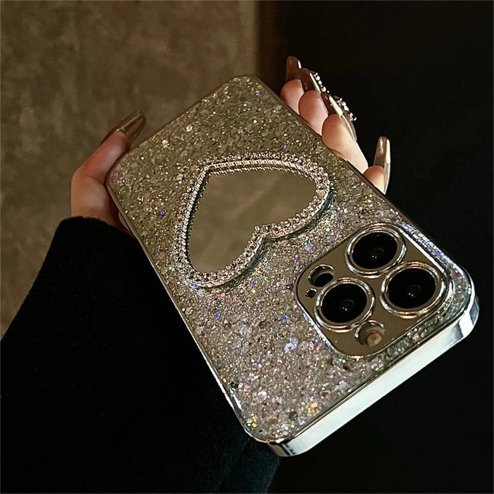 Coque pour iPhone avec petit miroir