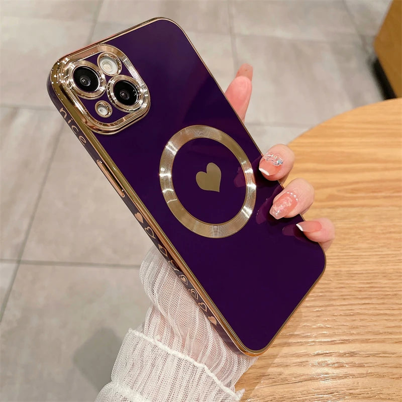 Coque souple pour IPhone avec chargement sans fil